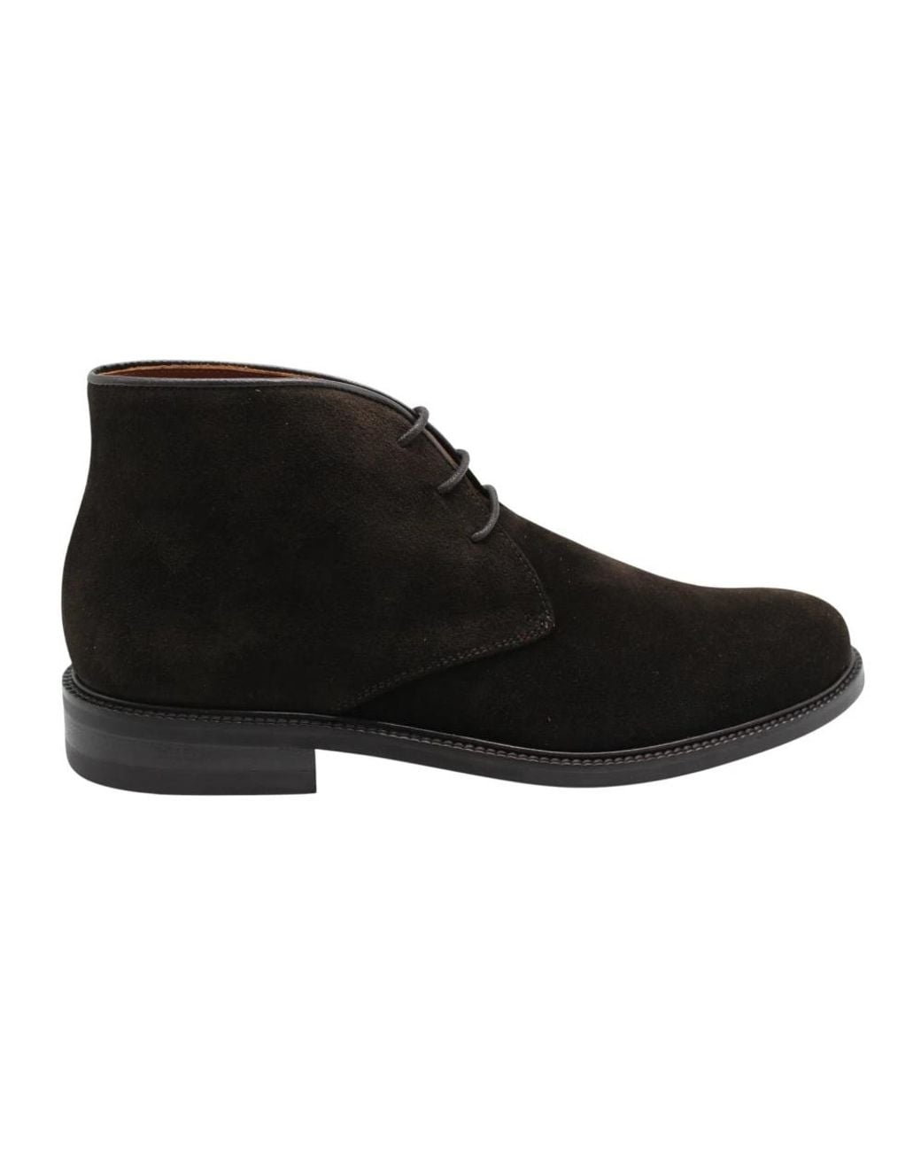 CTWLK Black Lace-Up Boots for men