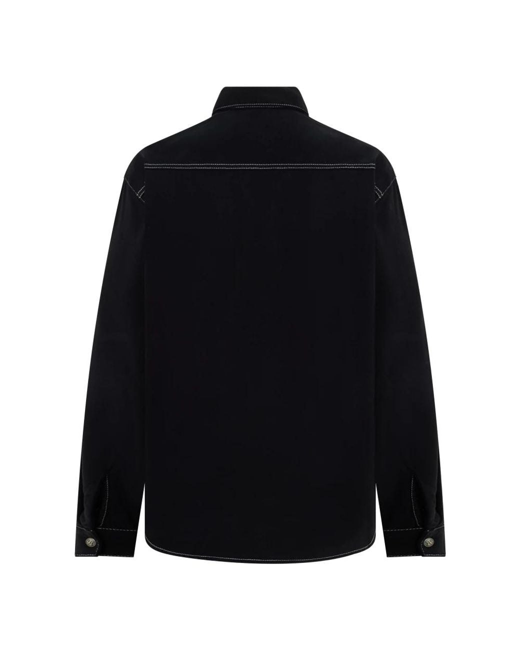 Palm Angels Black Casual Shirts for men