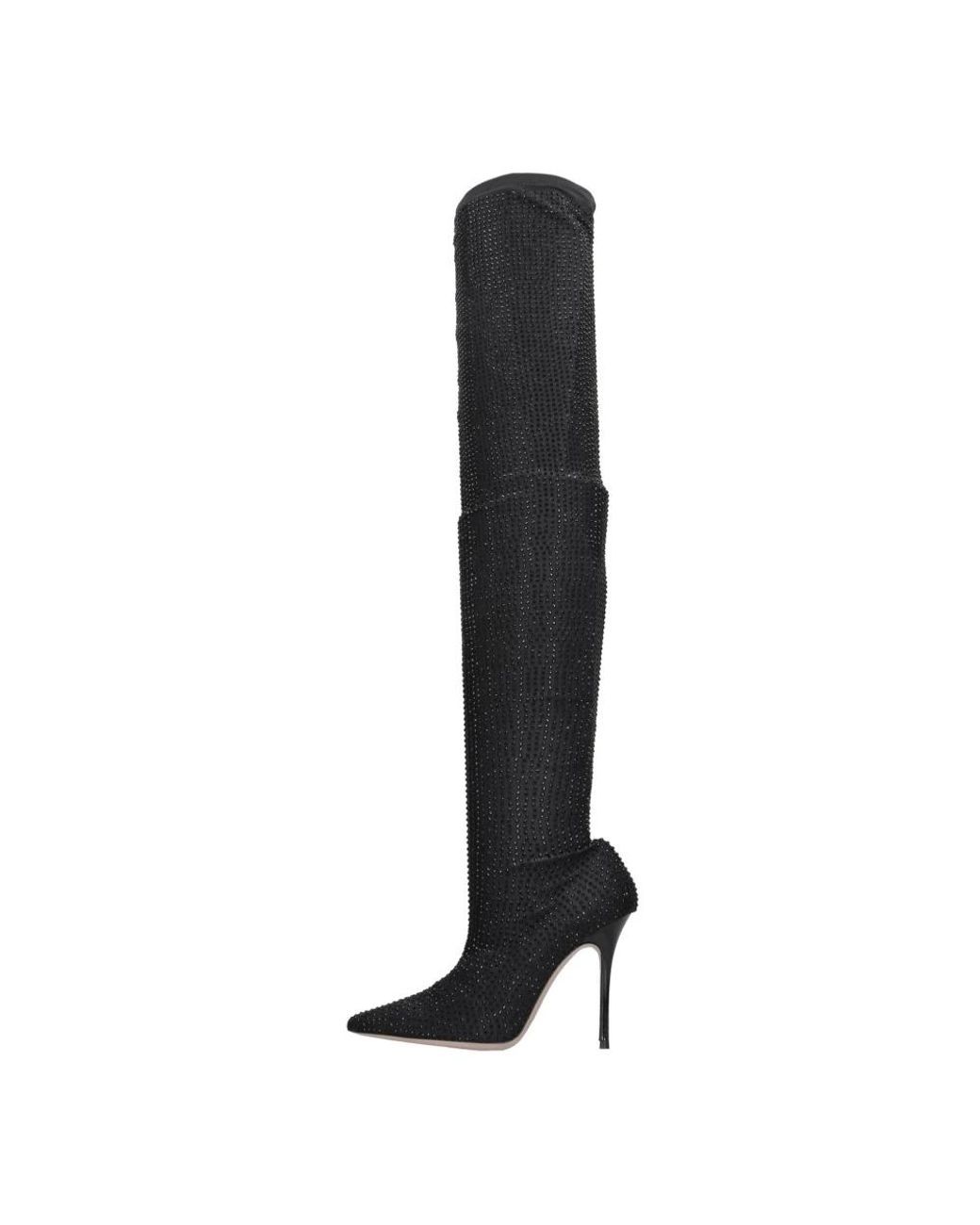 Gedebe Black Over-The-Knee Boots
