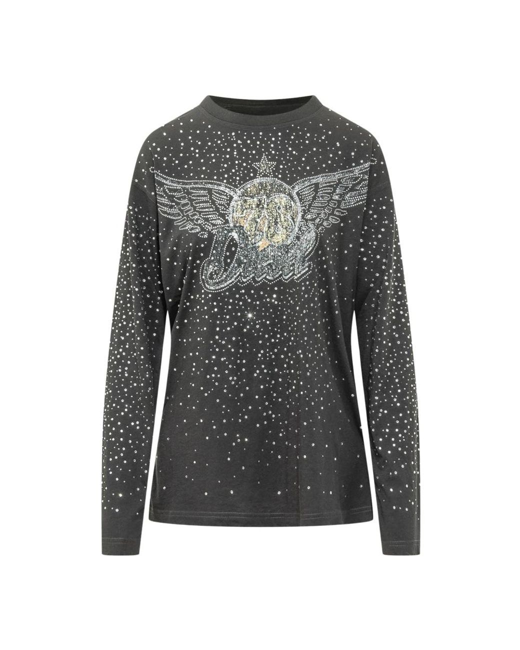 DIESEL Gray Long Sleeve T-Shirts