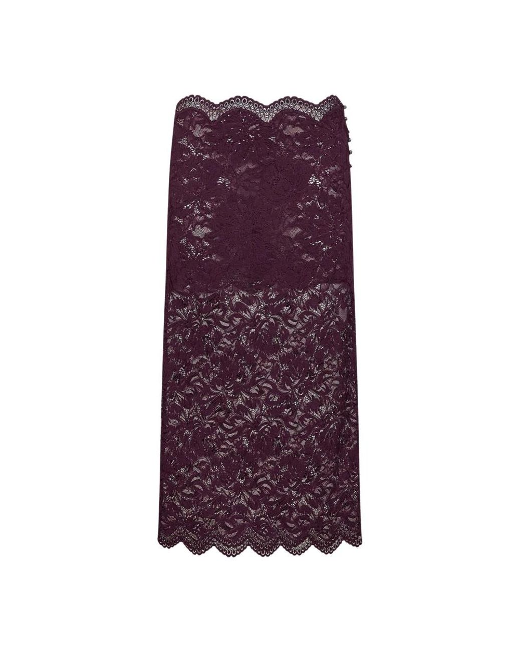 Rabanne Rokken ,Paars ,Midi Rok in het Purple