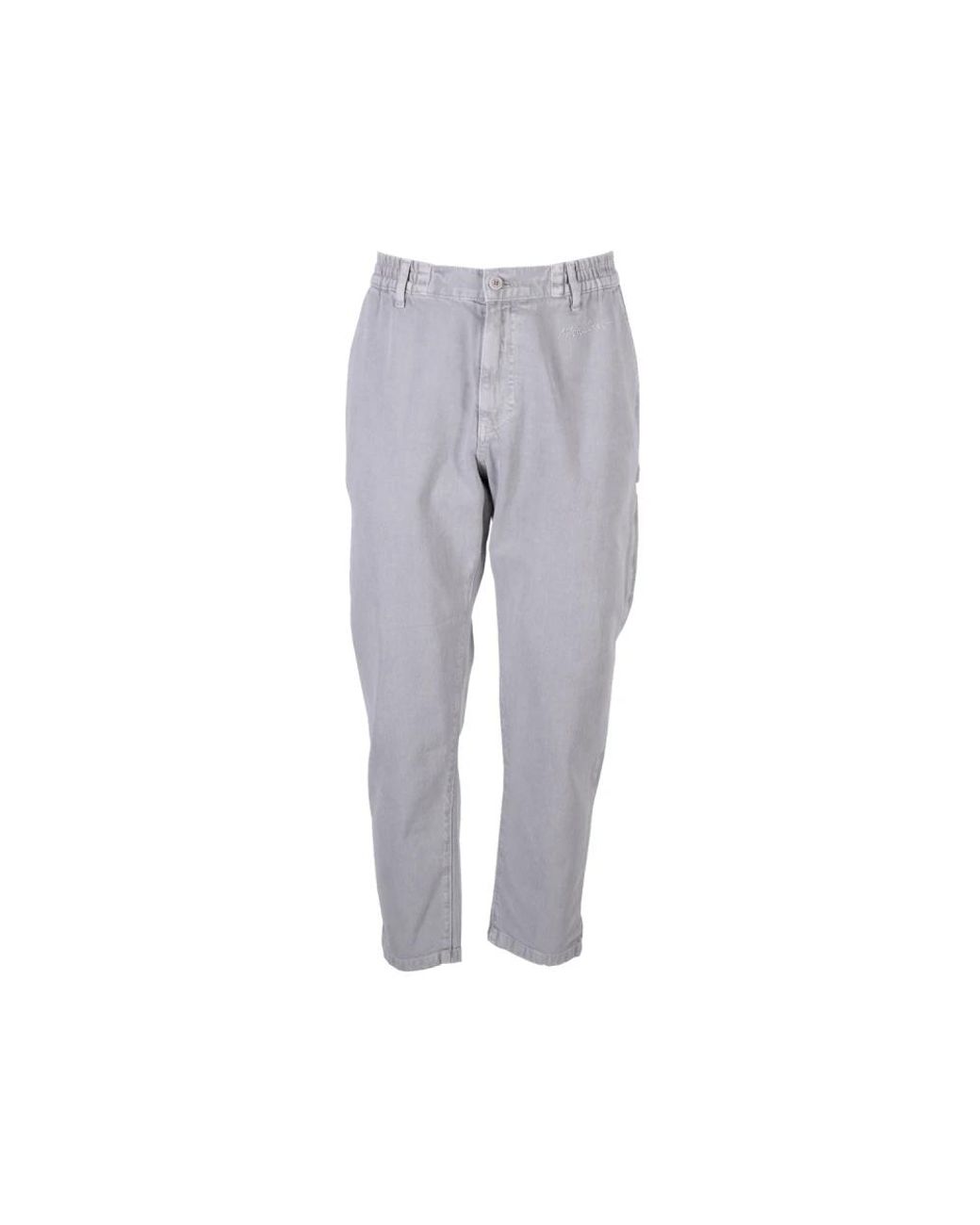 Moschino Gray Skinny Trousers for men