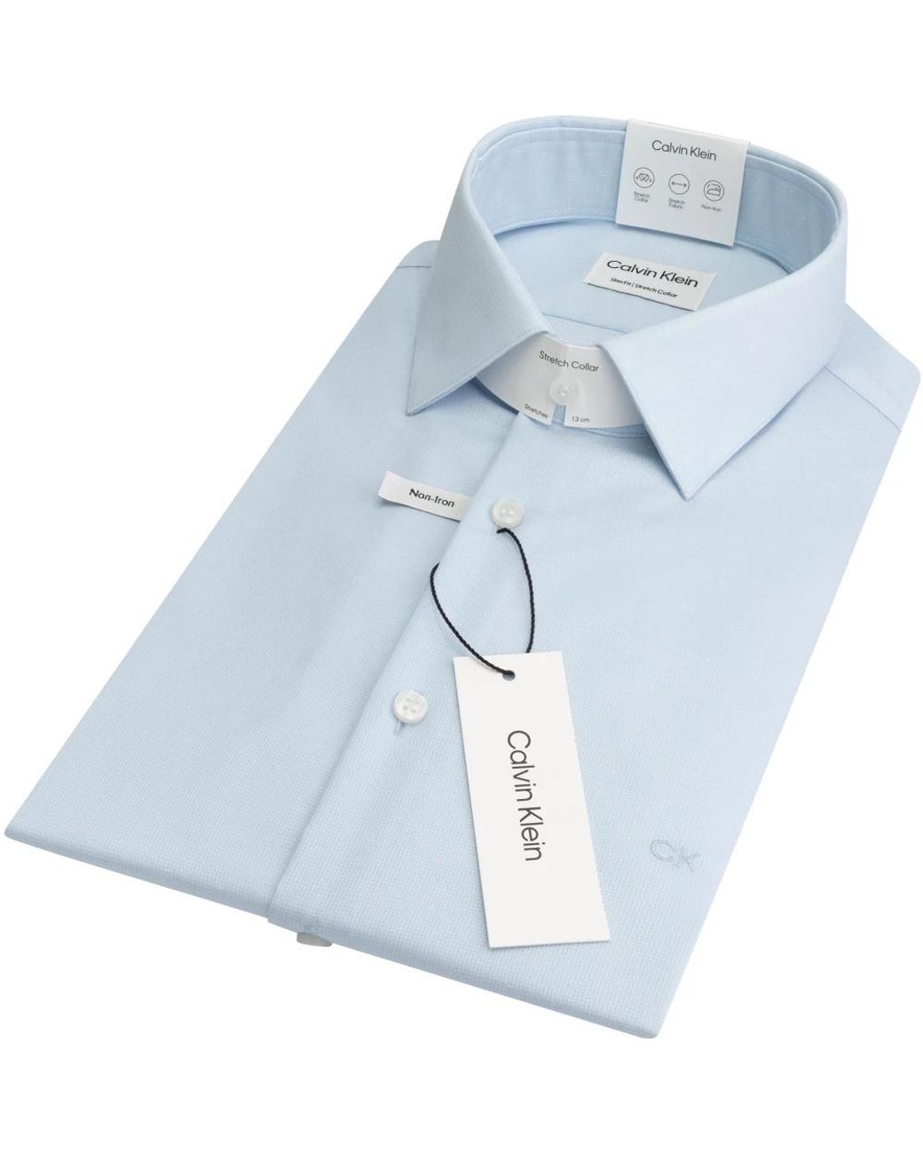 Calvin Klein Blue Formal Shirts for men