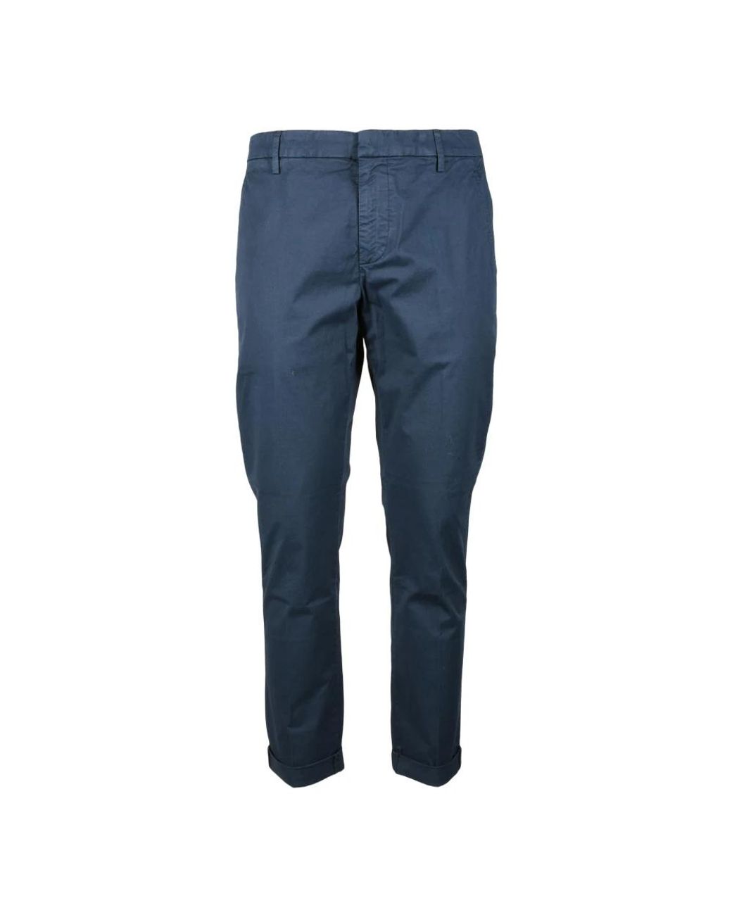 Dondup Blue Slim-Fit Trousers for men