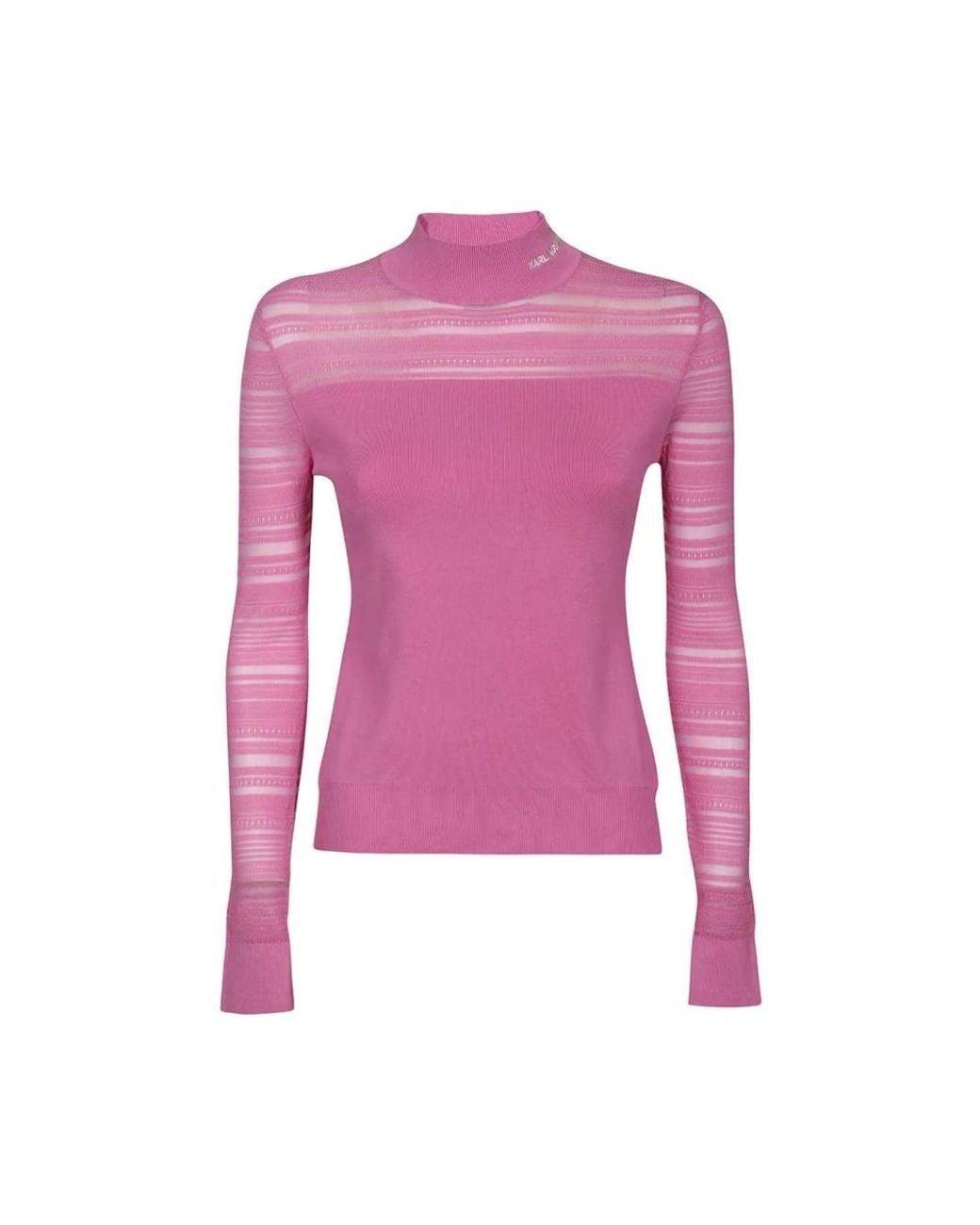 Karl Lagerfeld Purple Turtlenecks