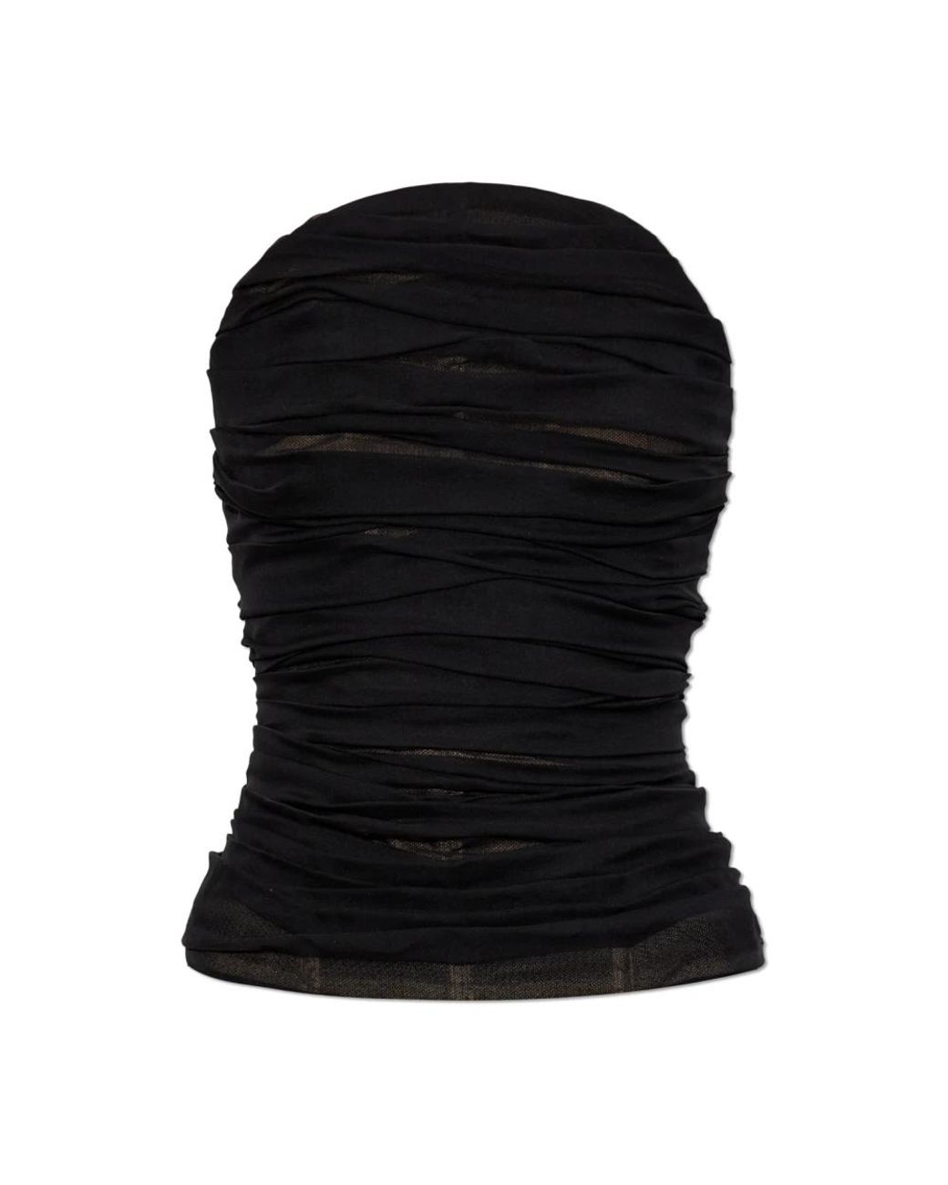 Balenciaga Black Sleeveless Tops
