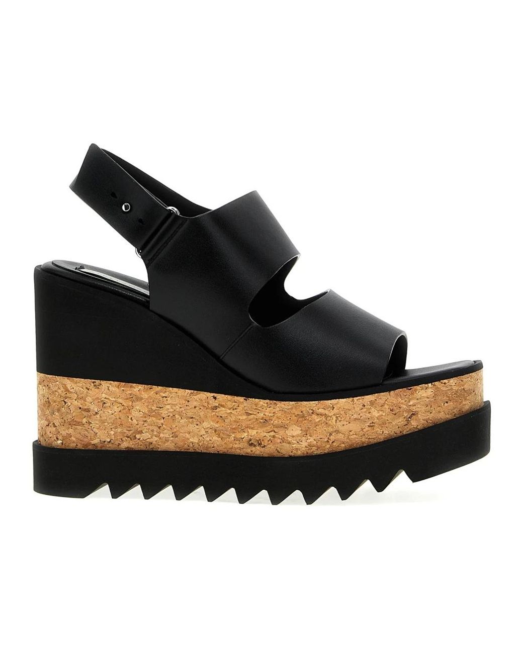 Stella McCartney Black Wedges