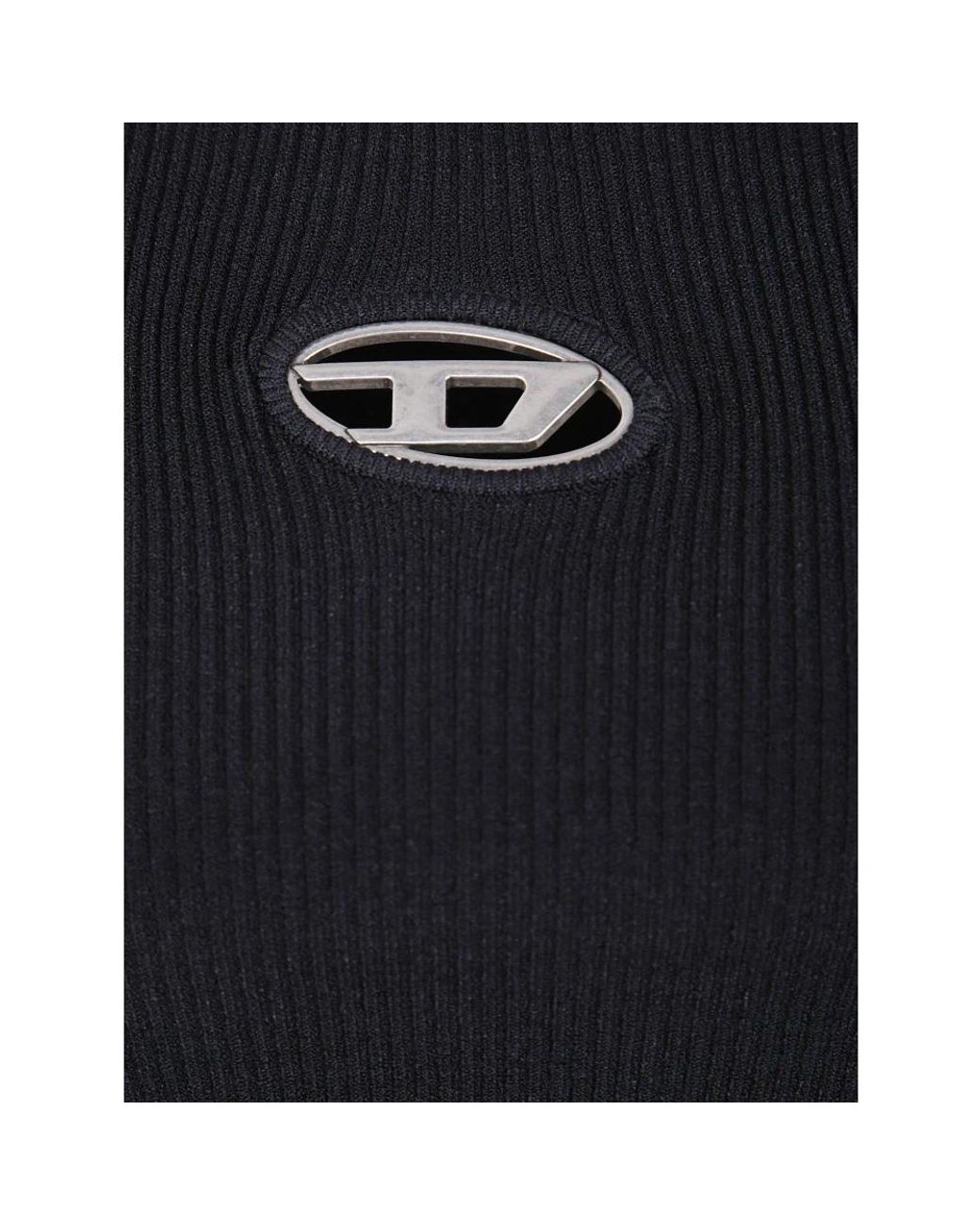 DIESEL Black Round-Neck Knitwear