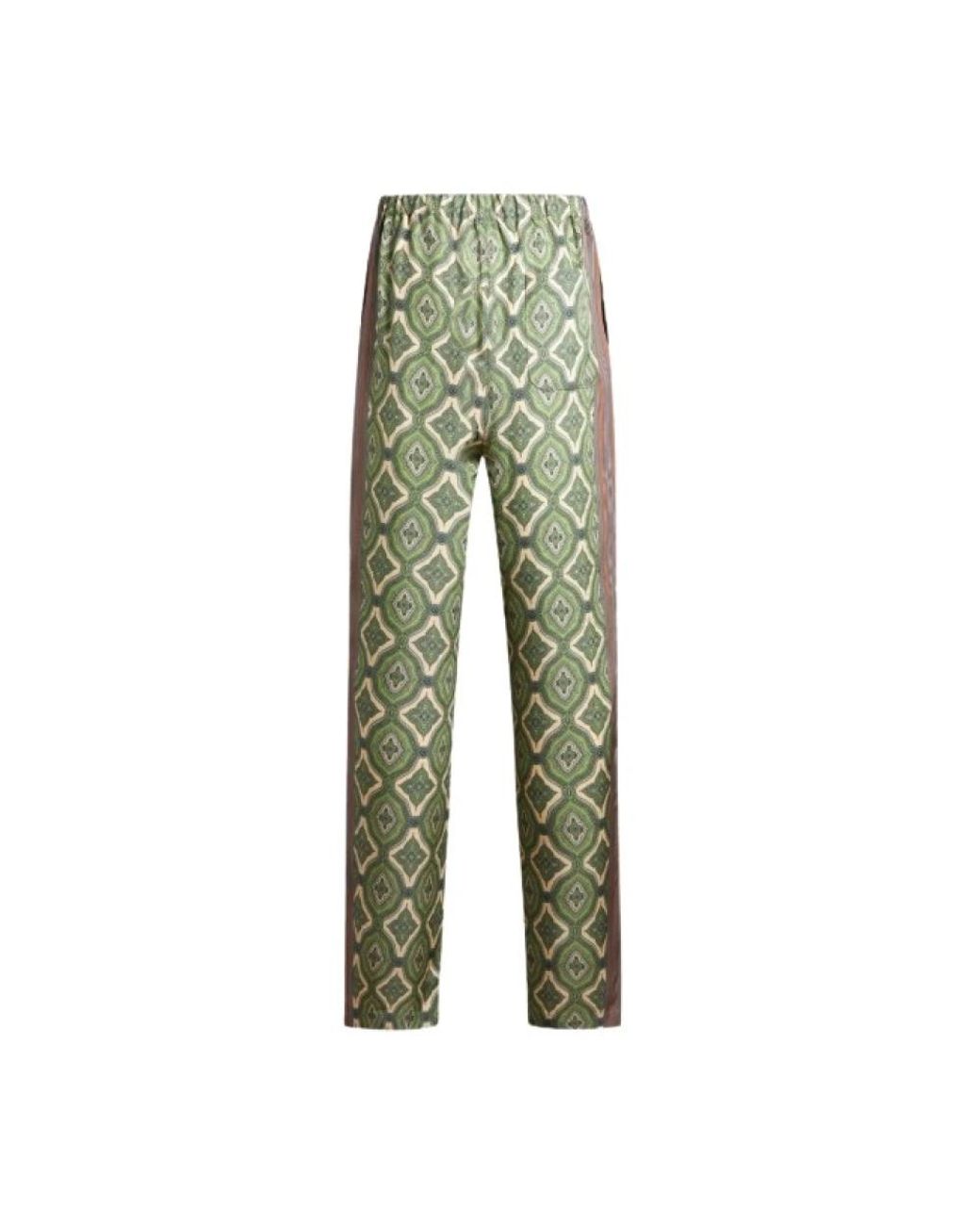 Etro Broeken ,Groen ,Rechte Broek in het Green voor heren