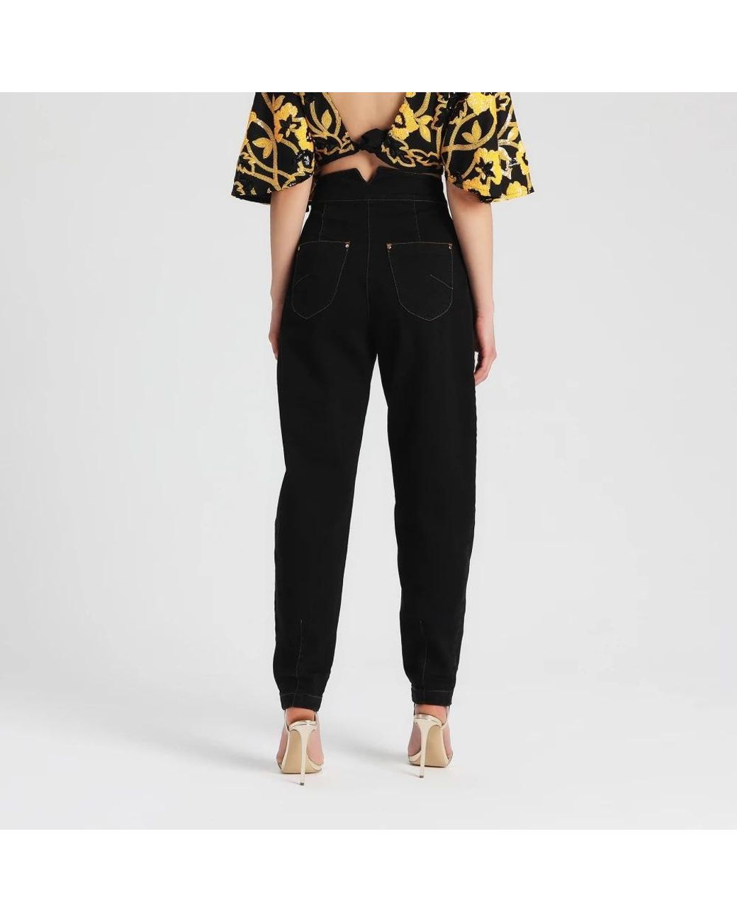 Sabina Musayev Black Straight Fit Jeans