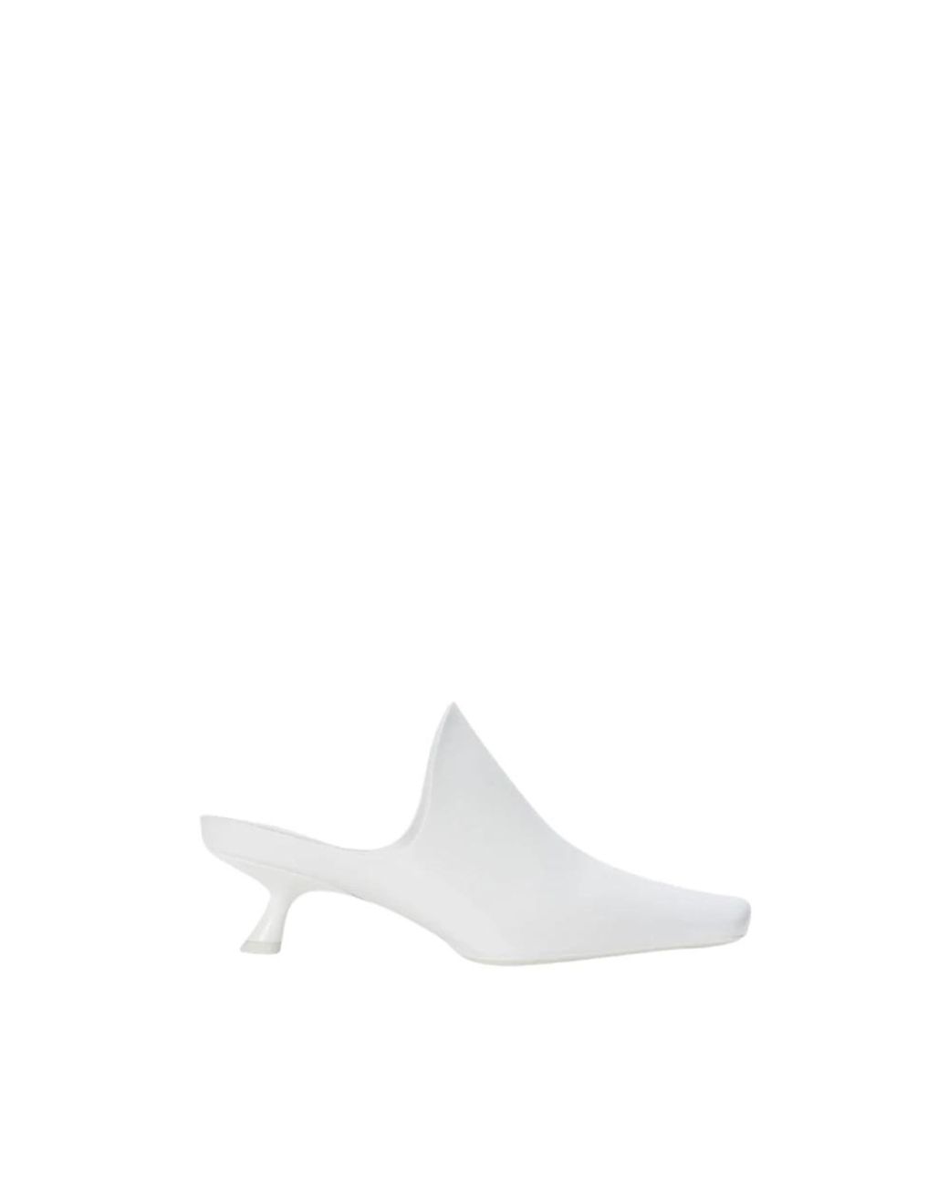 Loewe White Emily Mule 45