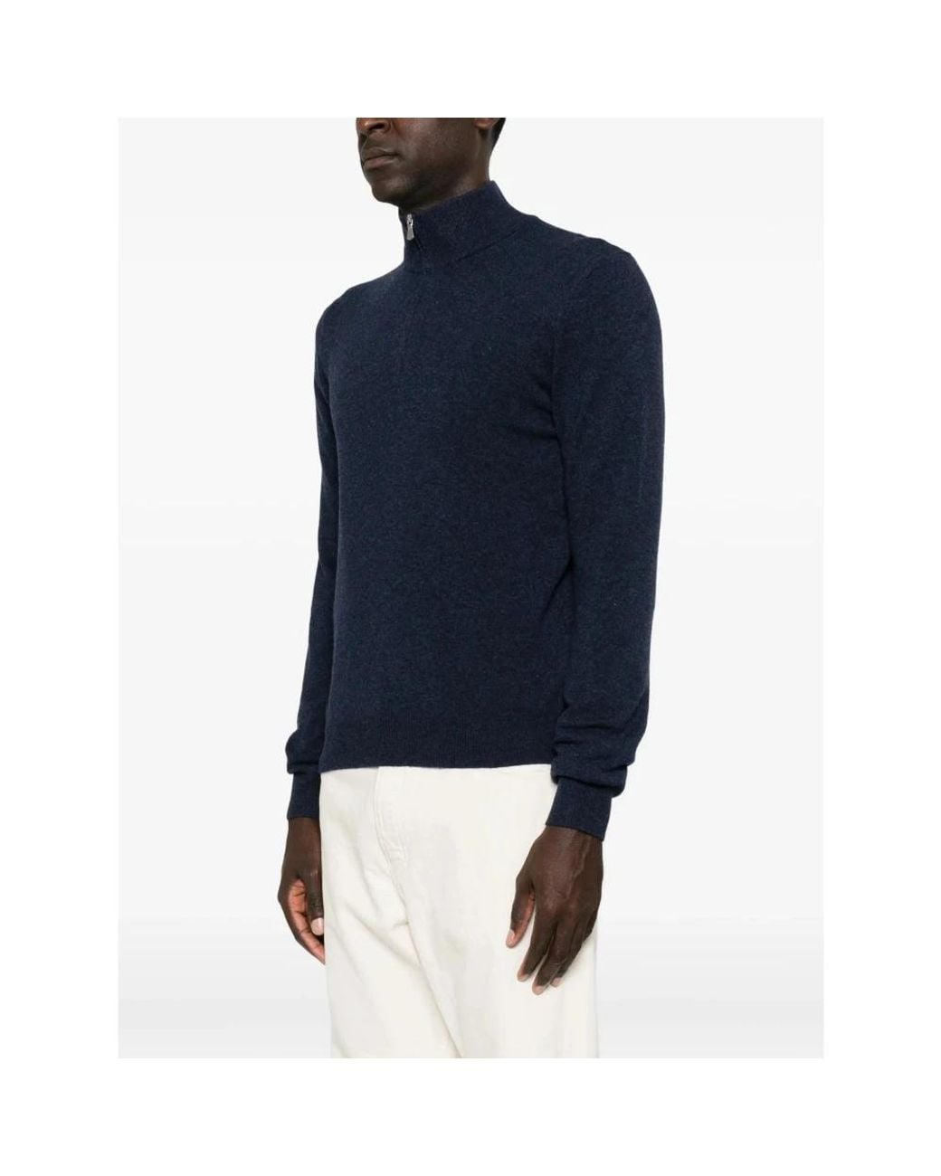 Gran Sasso Blue Turtlenecks for men