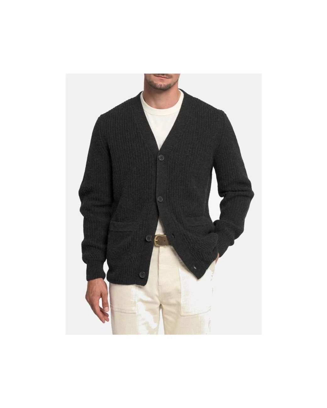 Cardigans di Sebago in Black da Uomo