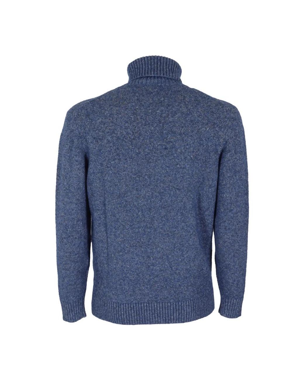 Kangra Blue Turtlenecks for men