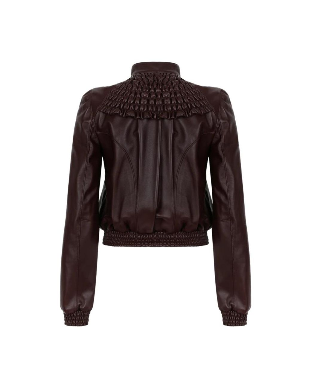 Leather Jackets McQueen de color Black