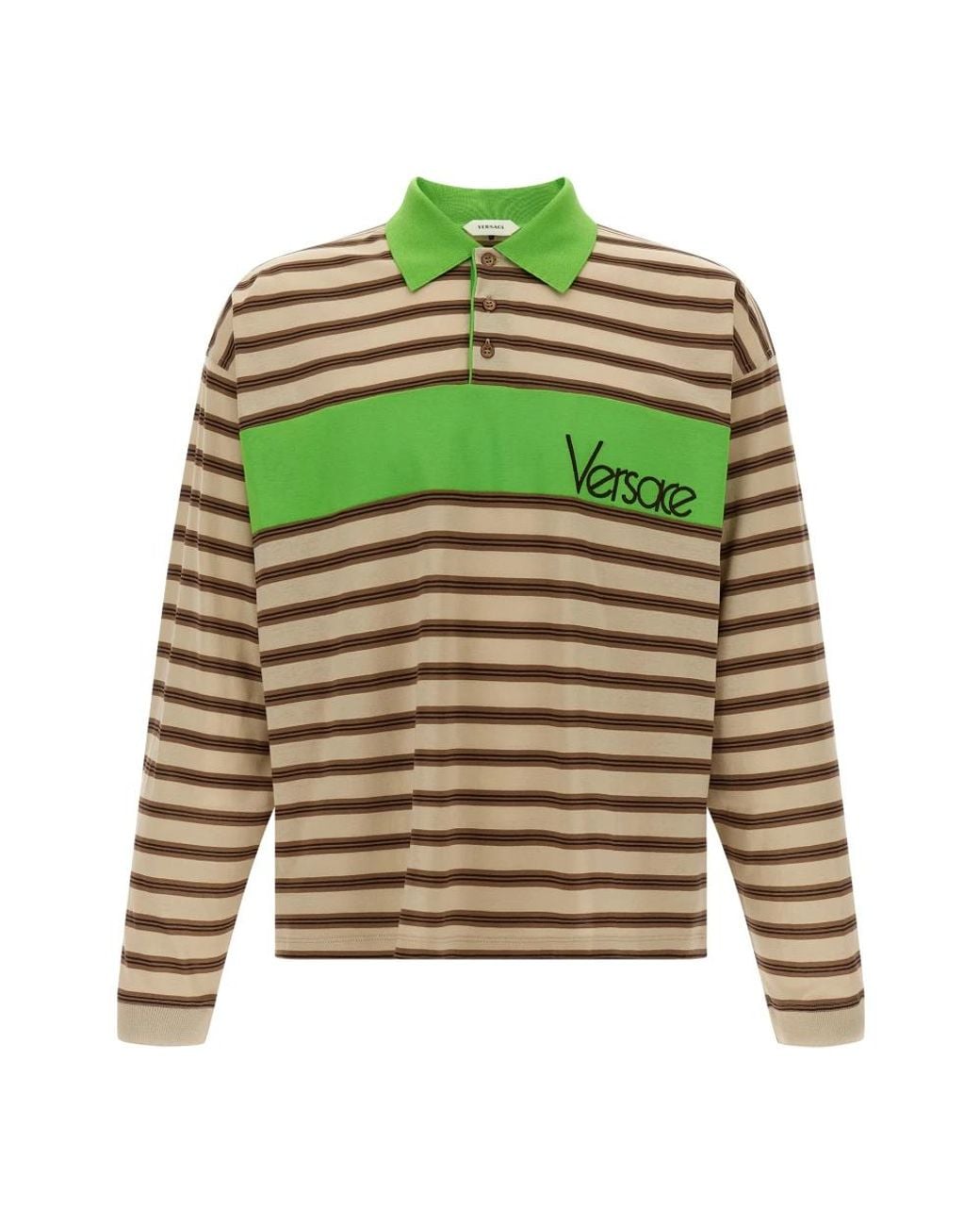Versace Green Polo Shirts for men