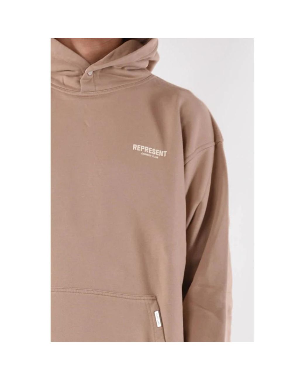 Represent Owners Club Hoodie in Natur für Herren | Lyst DE