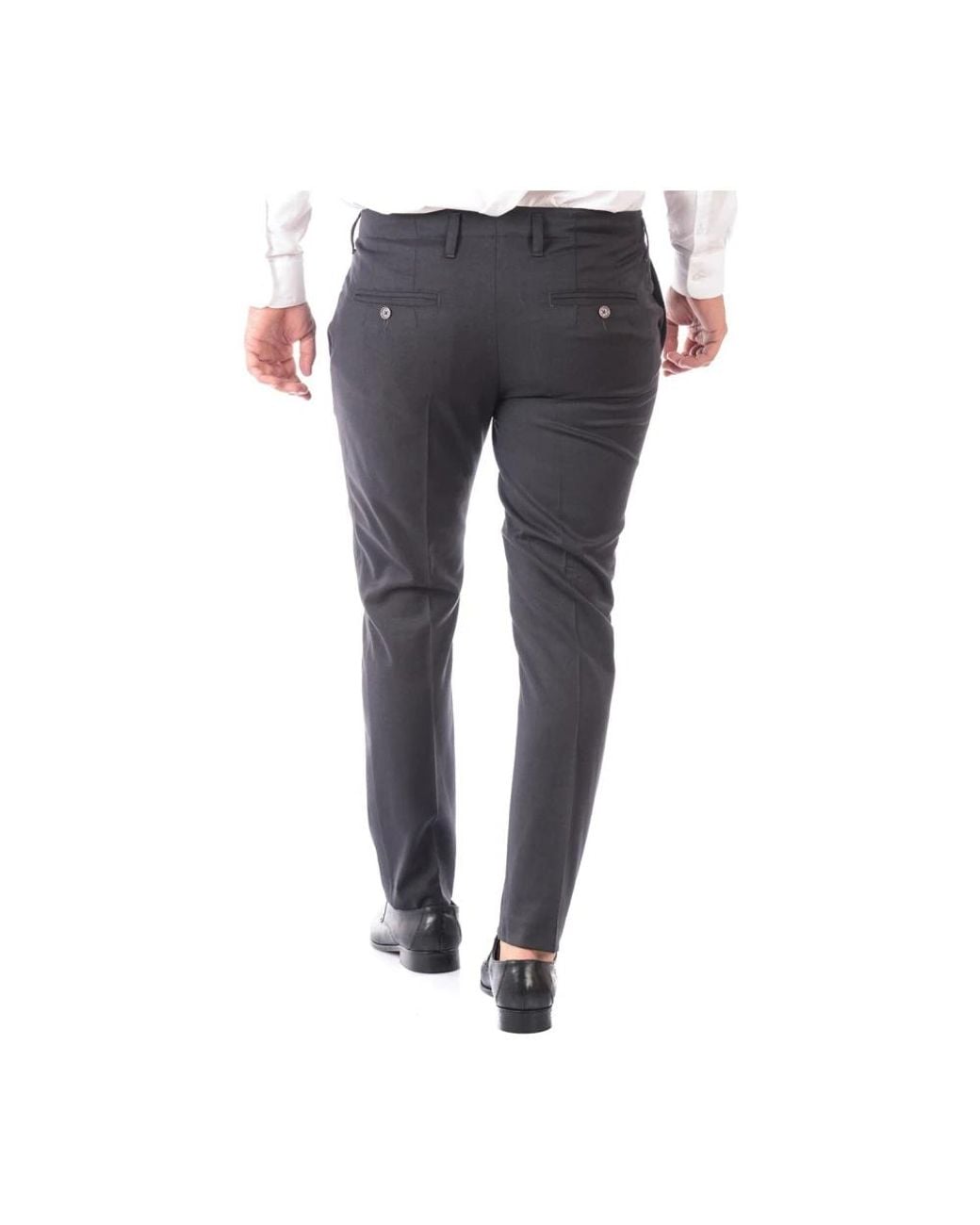 Daniele Alessandrini Gray Suit Trousers for men
