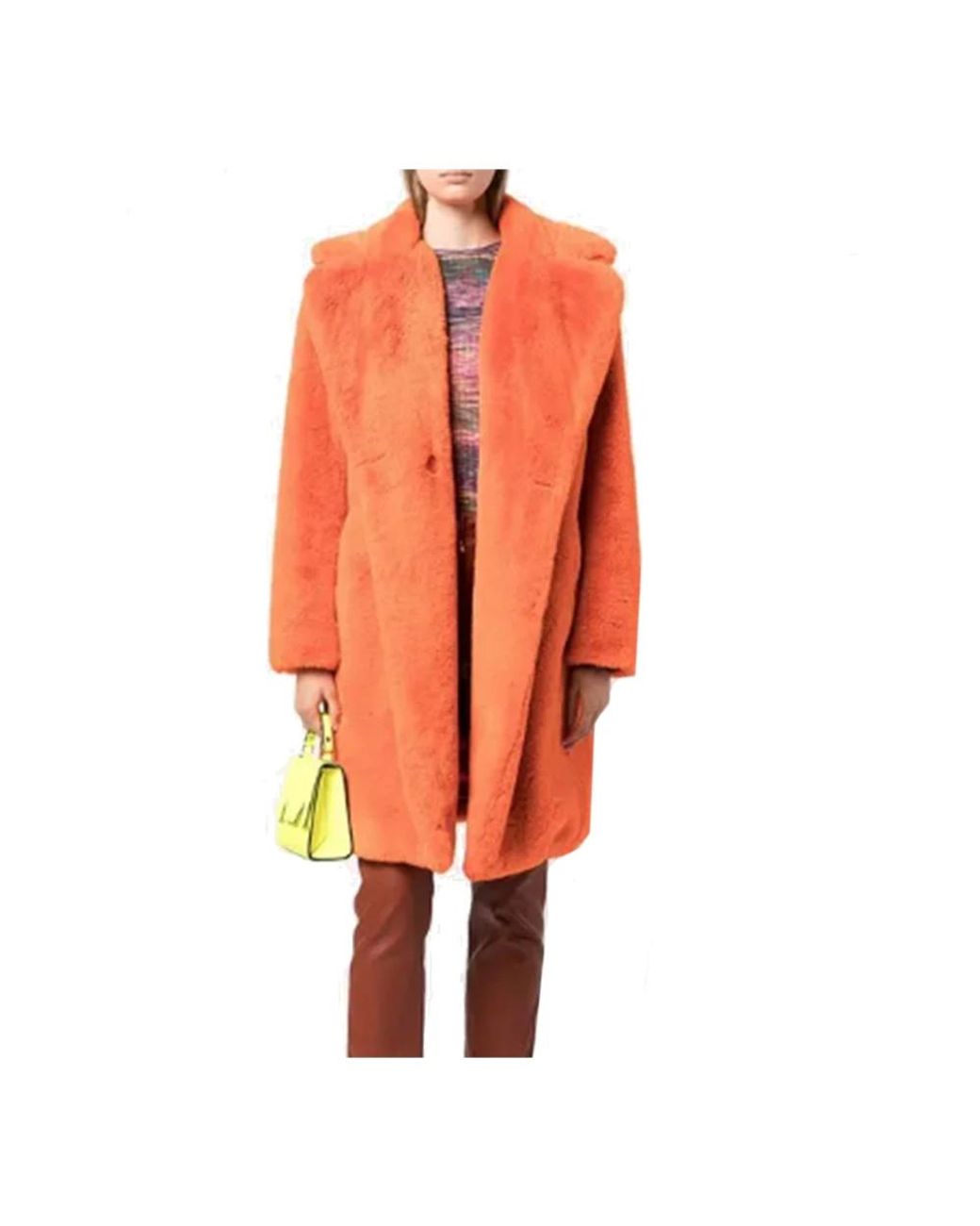 Apparis Orange Faux Fur & Shearling Jackets