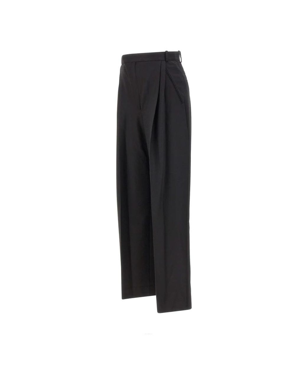 Victoria Beckham Black Wide Trousers