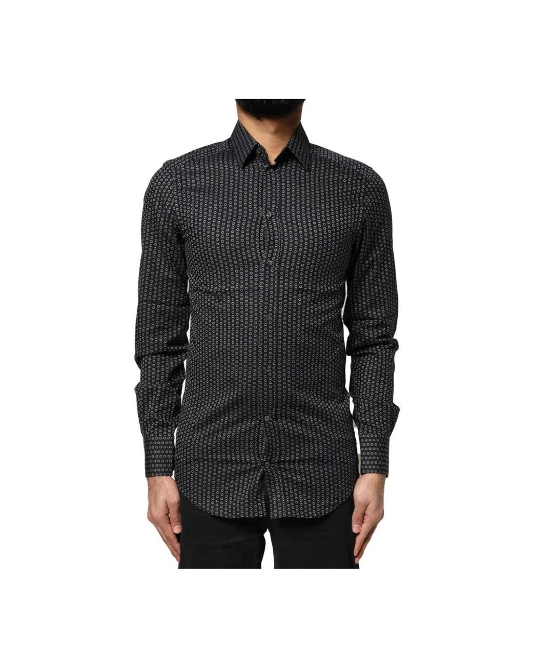 Dolce & Gabbana Black Casual Shirts for men