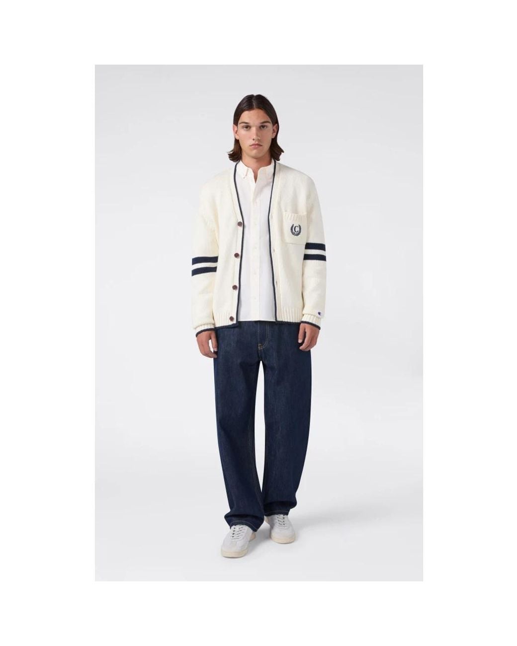 Cardigans Champion de hombre de color White