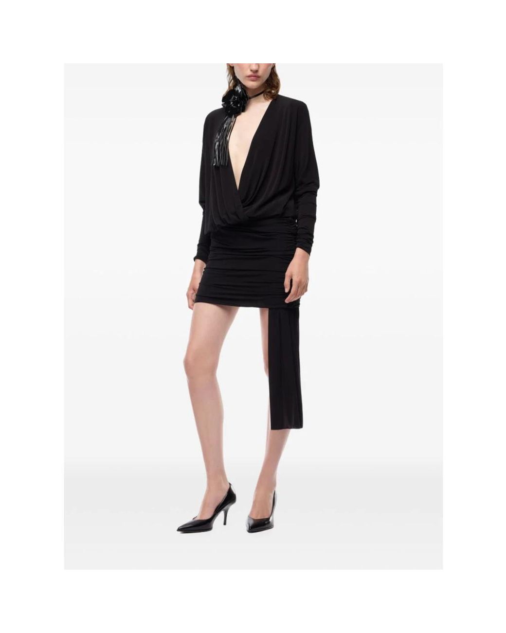 Pinko Black Short Dresses