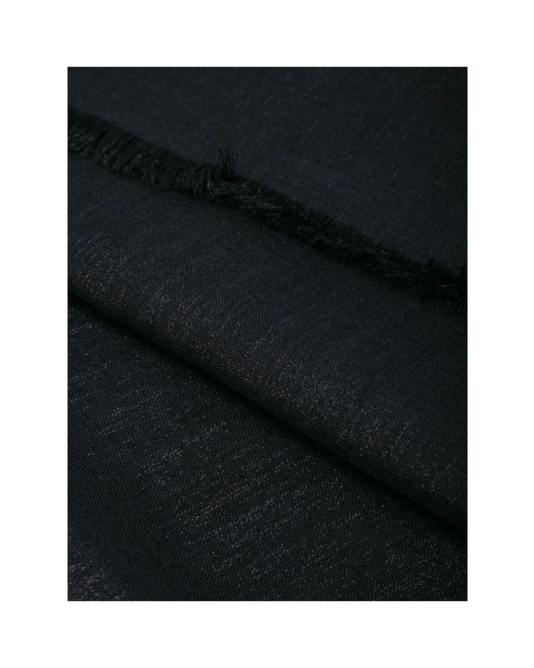 Brunello Cucinelli Black Winter Scarves