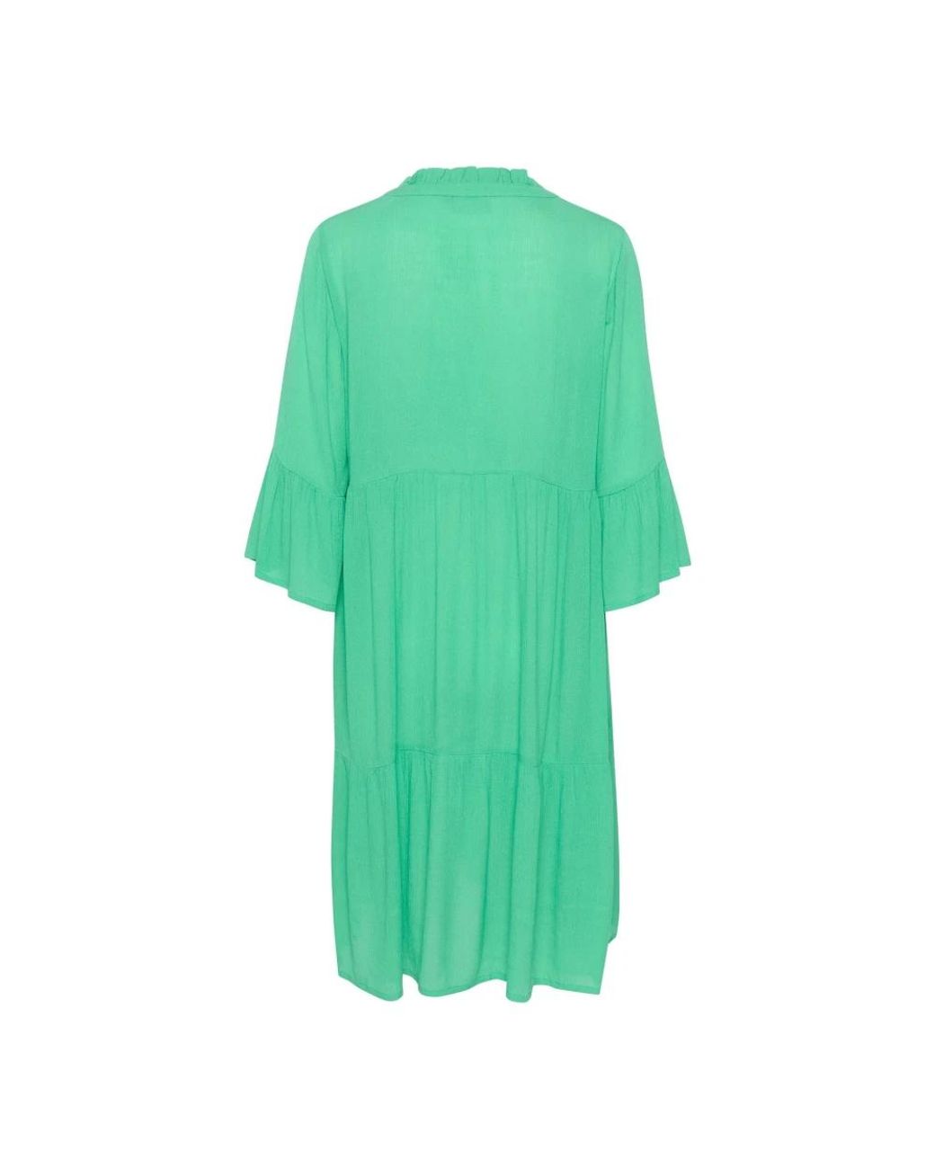 Short Dresses Kaffe de color Green