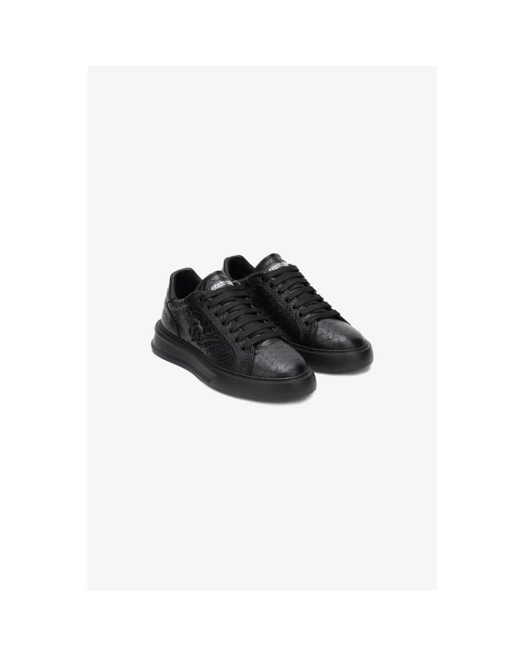 Roberto Cavalli Black Sneakers