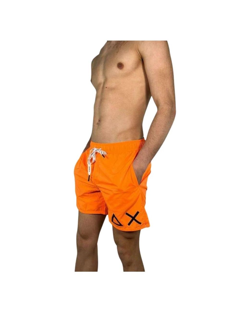Sun 68 Orange Beachwear for men