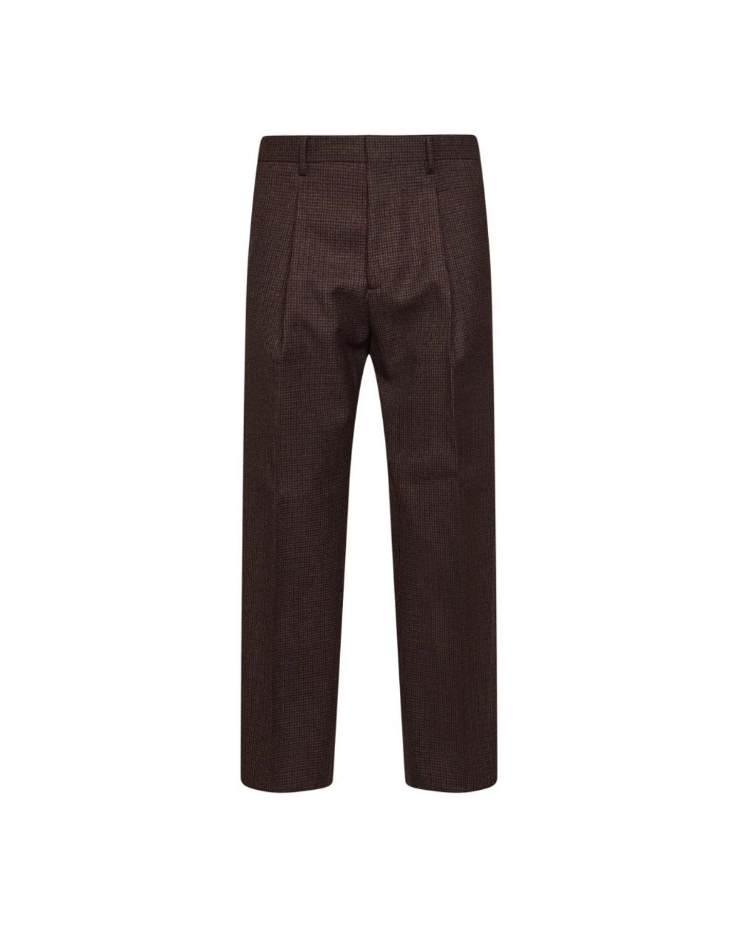Costumein Brown Straight Trousers for men