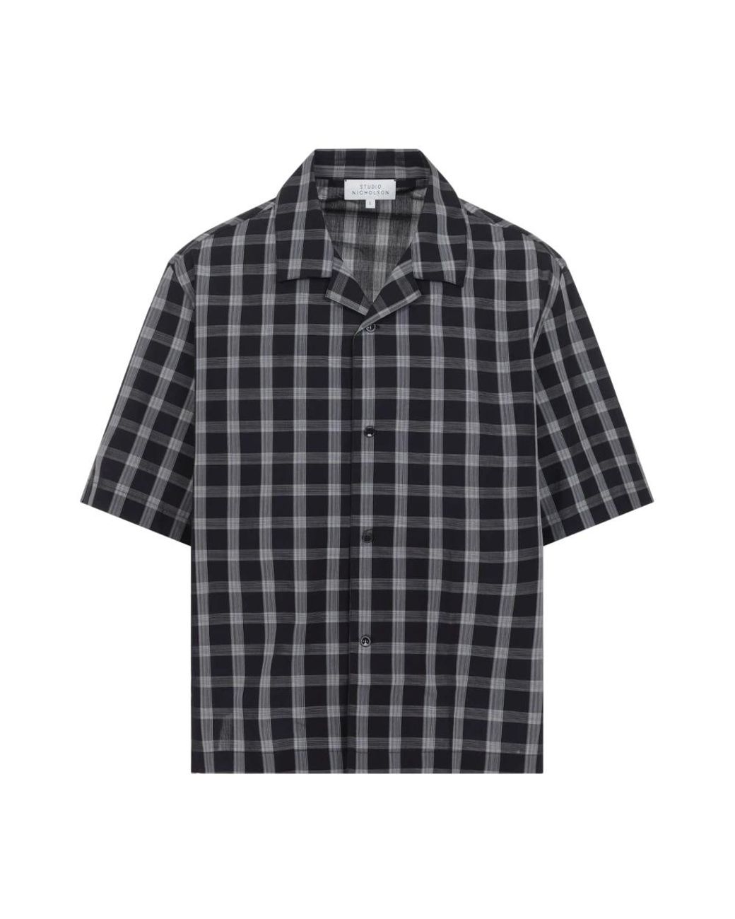 Studio Nicholson Black Short Sleeve Shirts for men