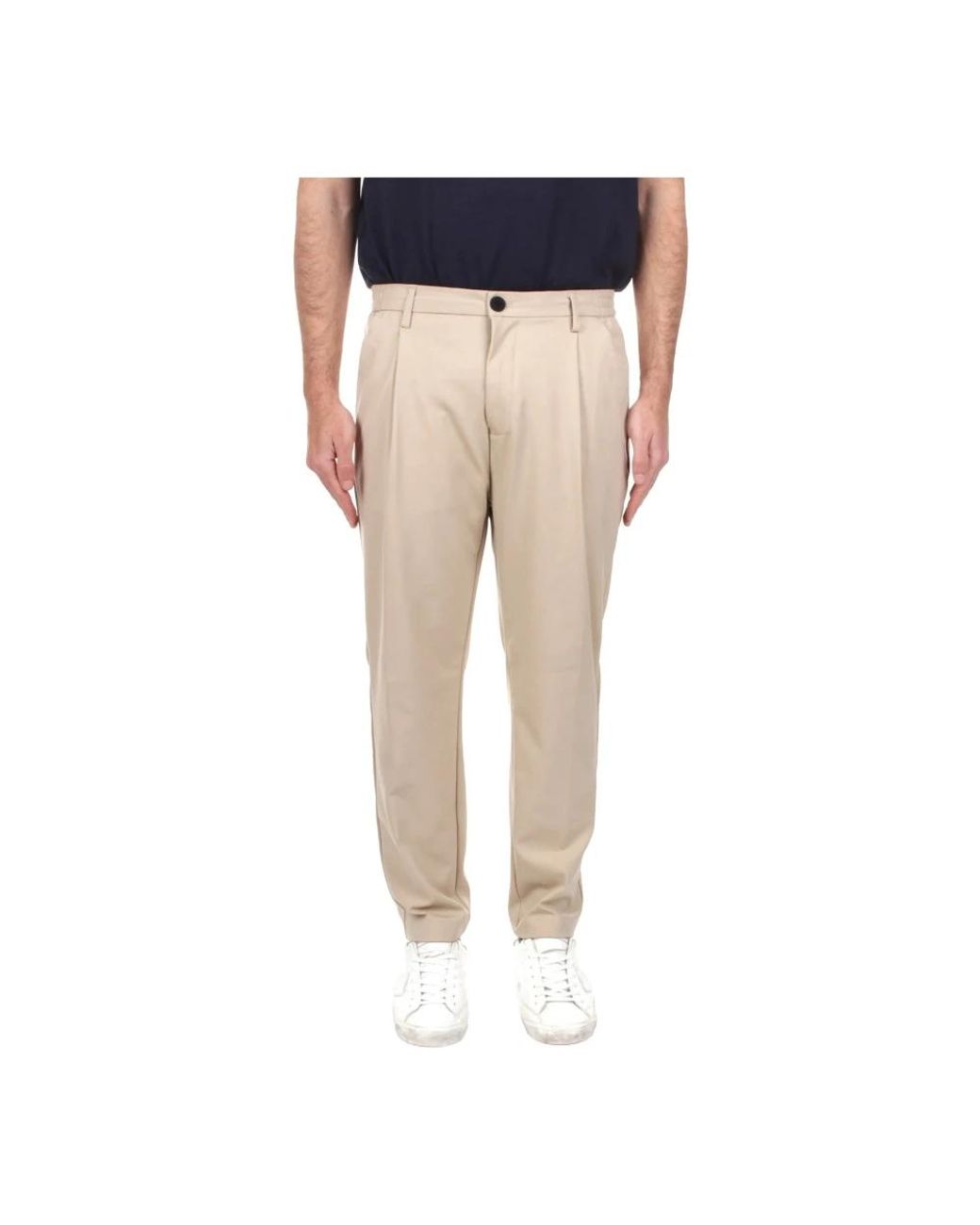 Heskimo Broeken ,Nylon Chinos in het Natural voor heren