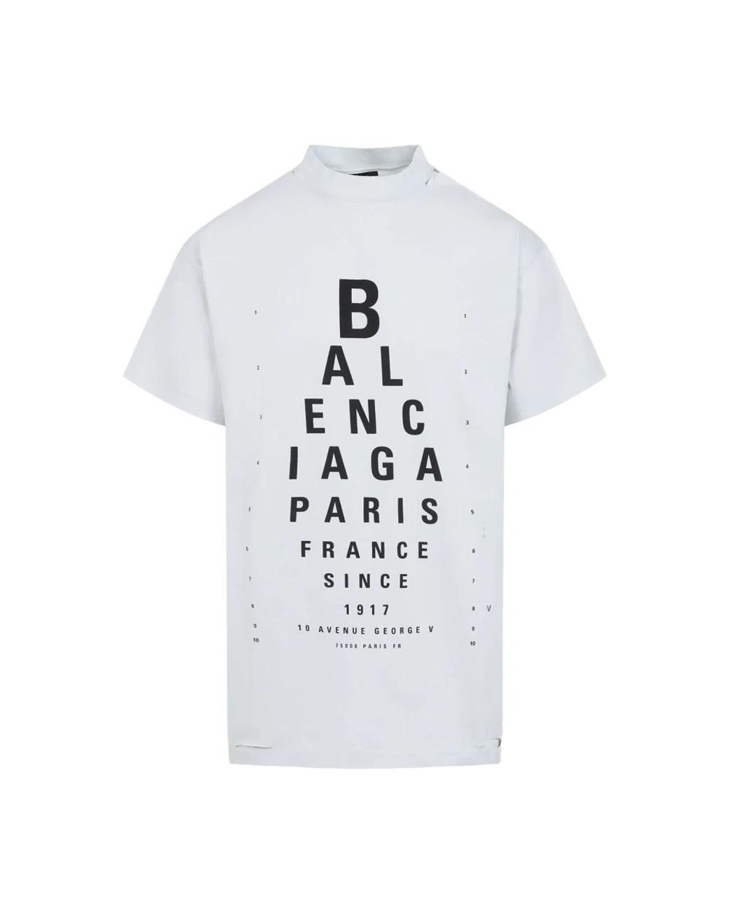Balenciaga White Optical T-Shirt for men