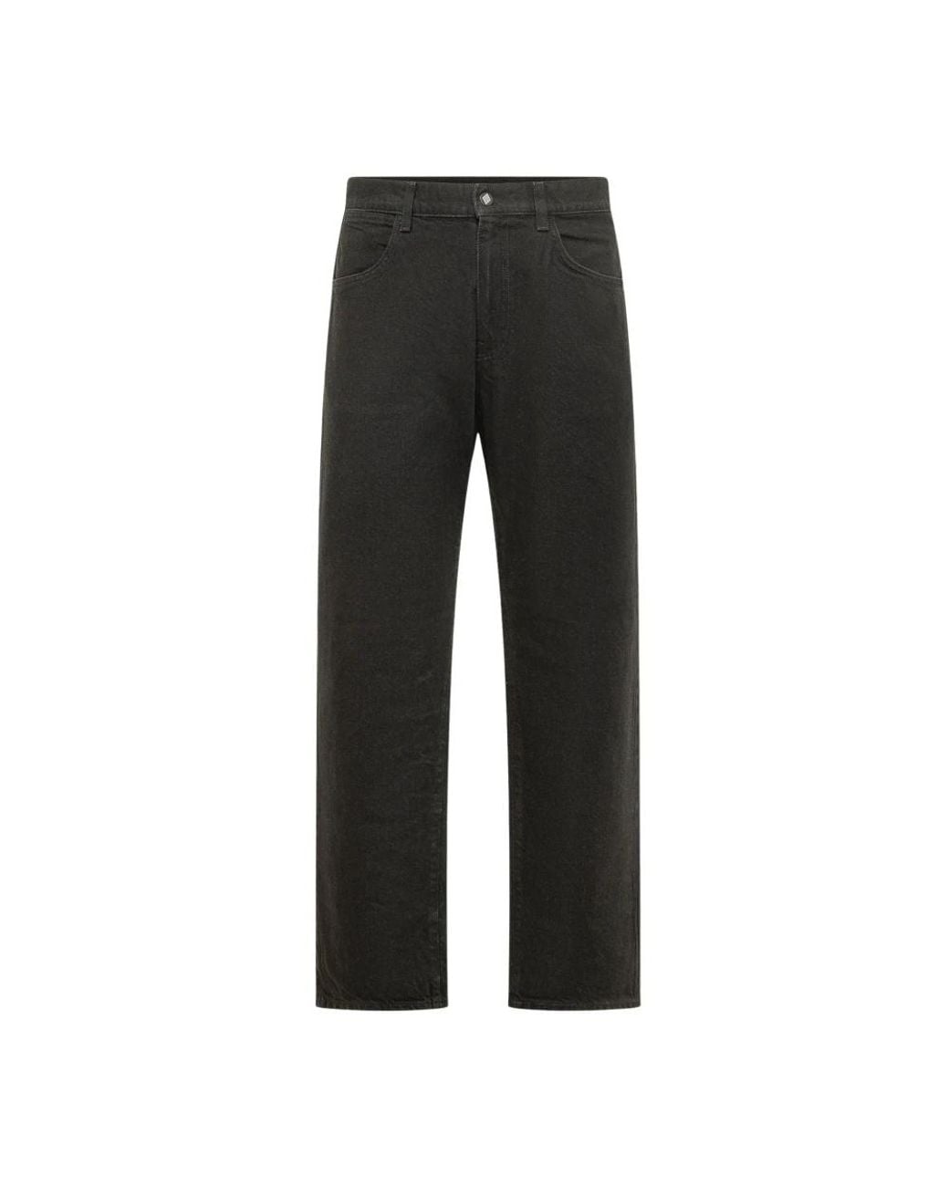 AMISH Black Straight Fit Jeans for men