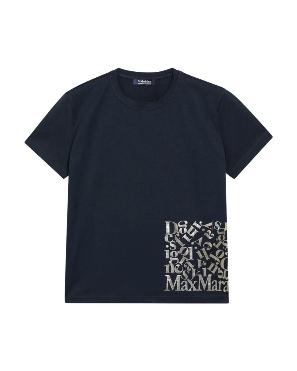 Max Mara Blue T-Shirts