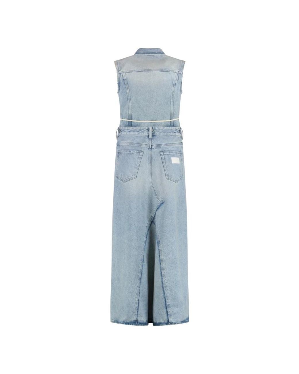 MM6 by Maison Margiela Blue Maxi Dresses