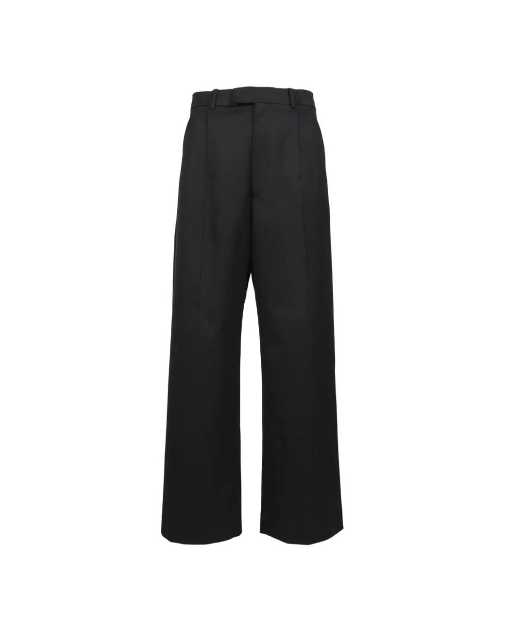 Vetements Black Wide Trousers for men