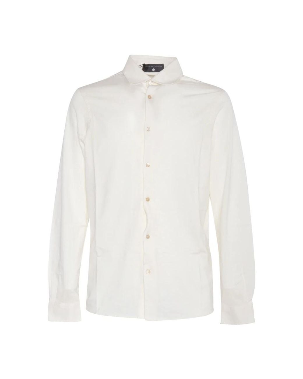 FILIPPO DE LAURENTIIS White Formal Shirts for men