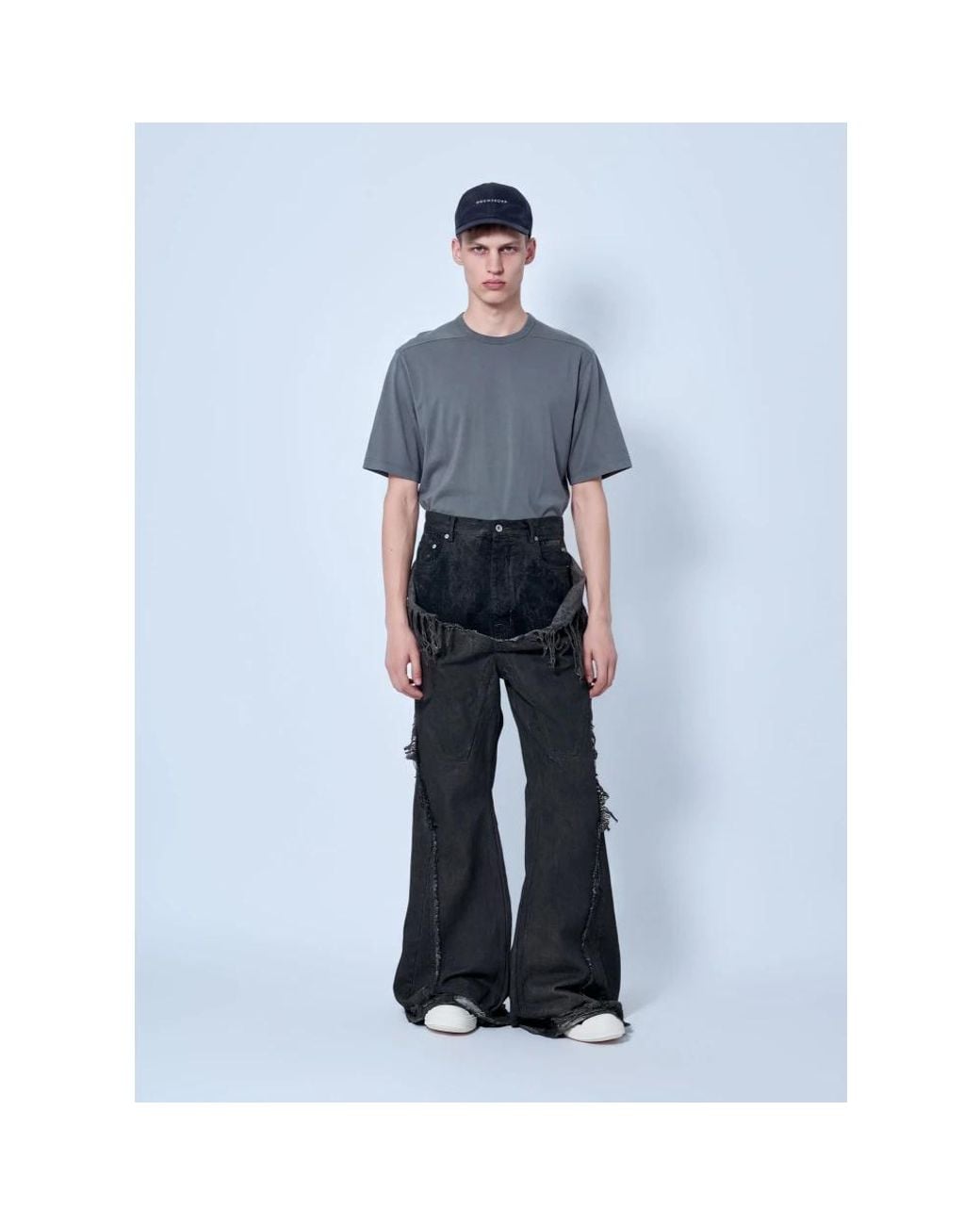 Rick Owens Black Flare Jeans for men
