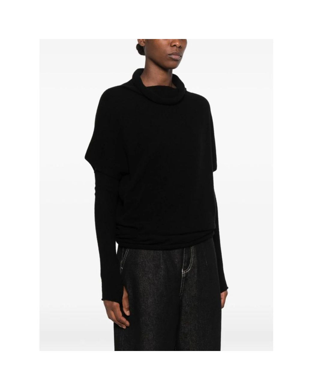 Vanisé Black Long Knitwear