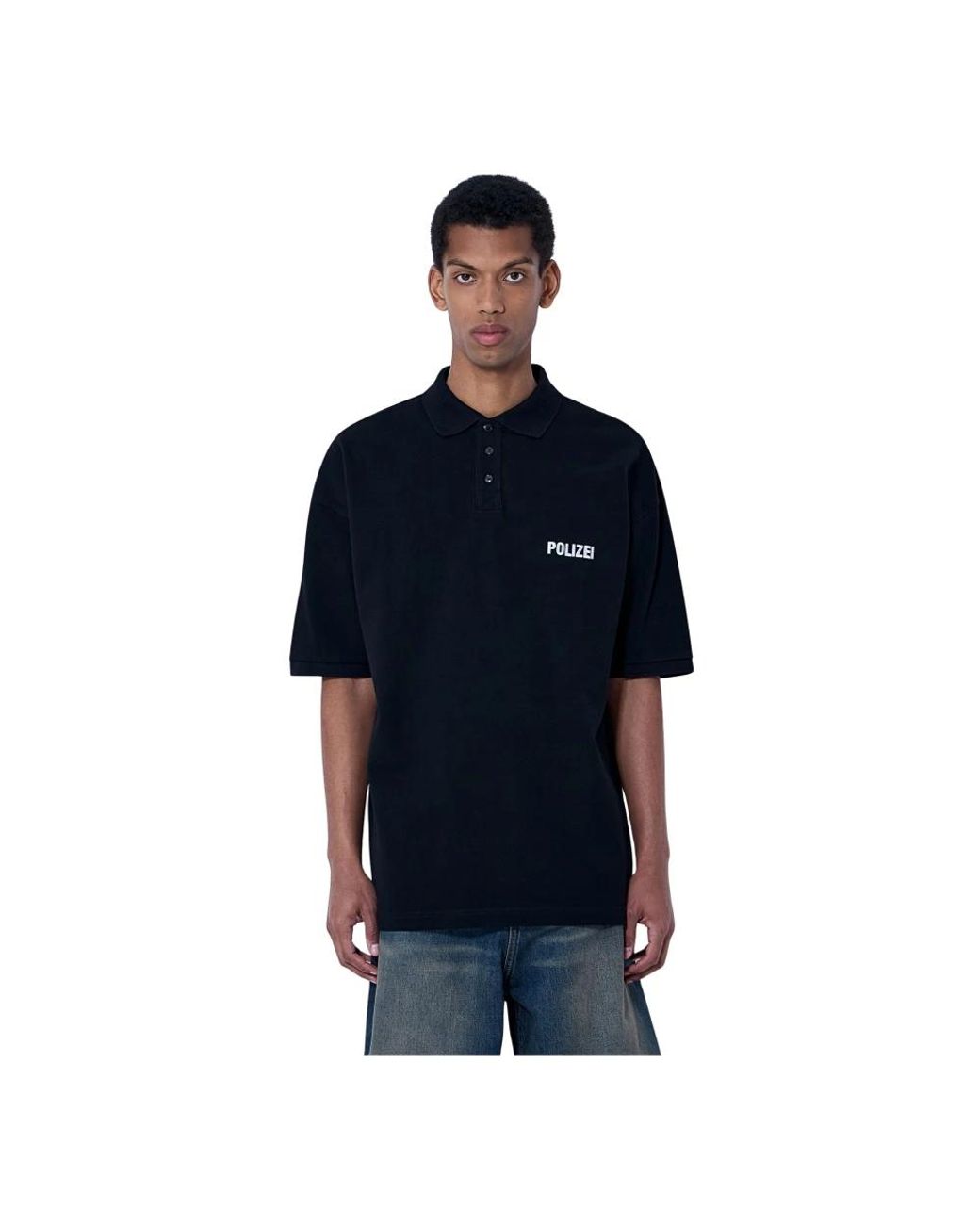 Vetements Blue Polo Shirts for men