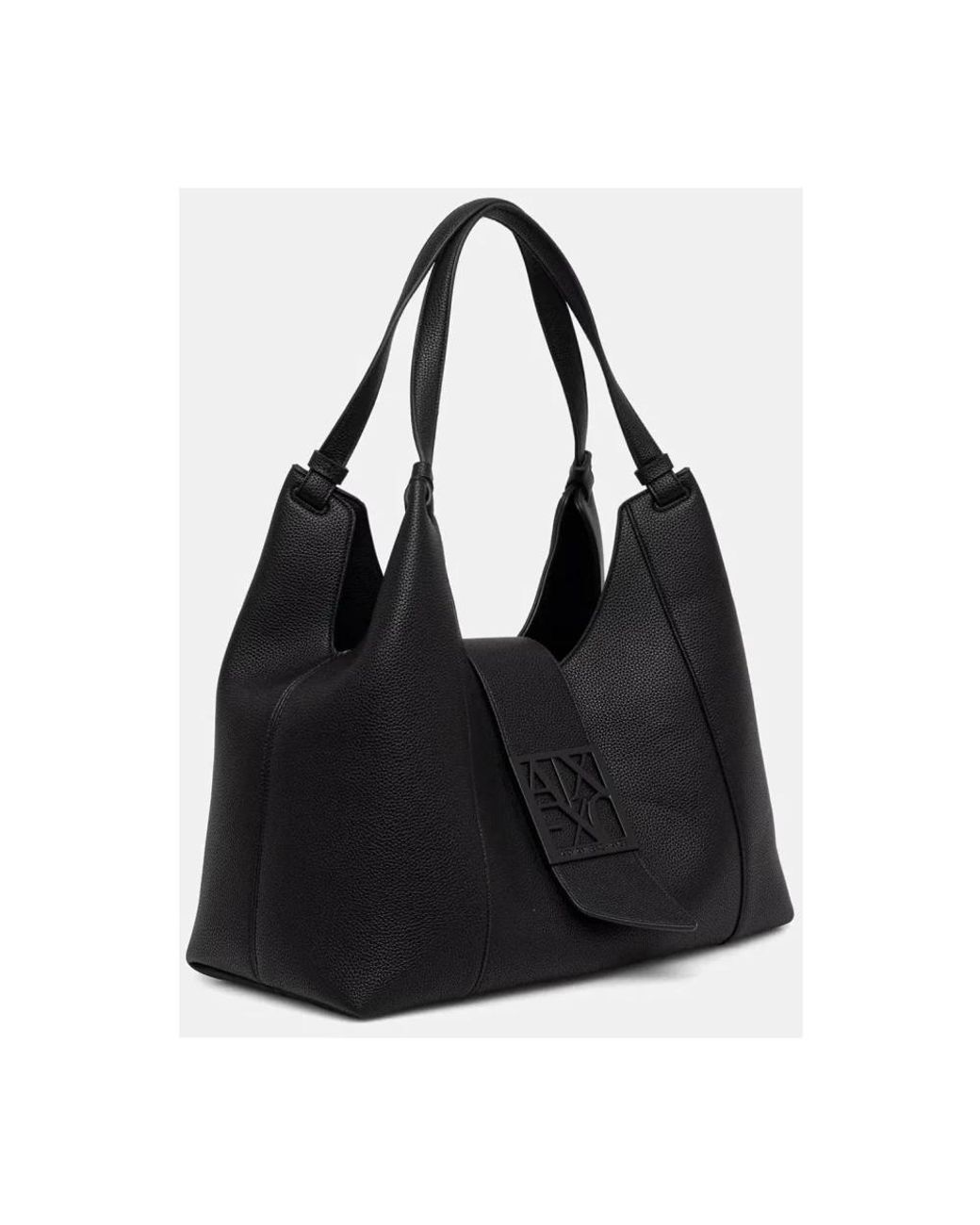 ARMANI EXCHANGE Black Shopping Bags