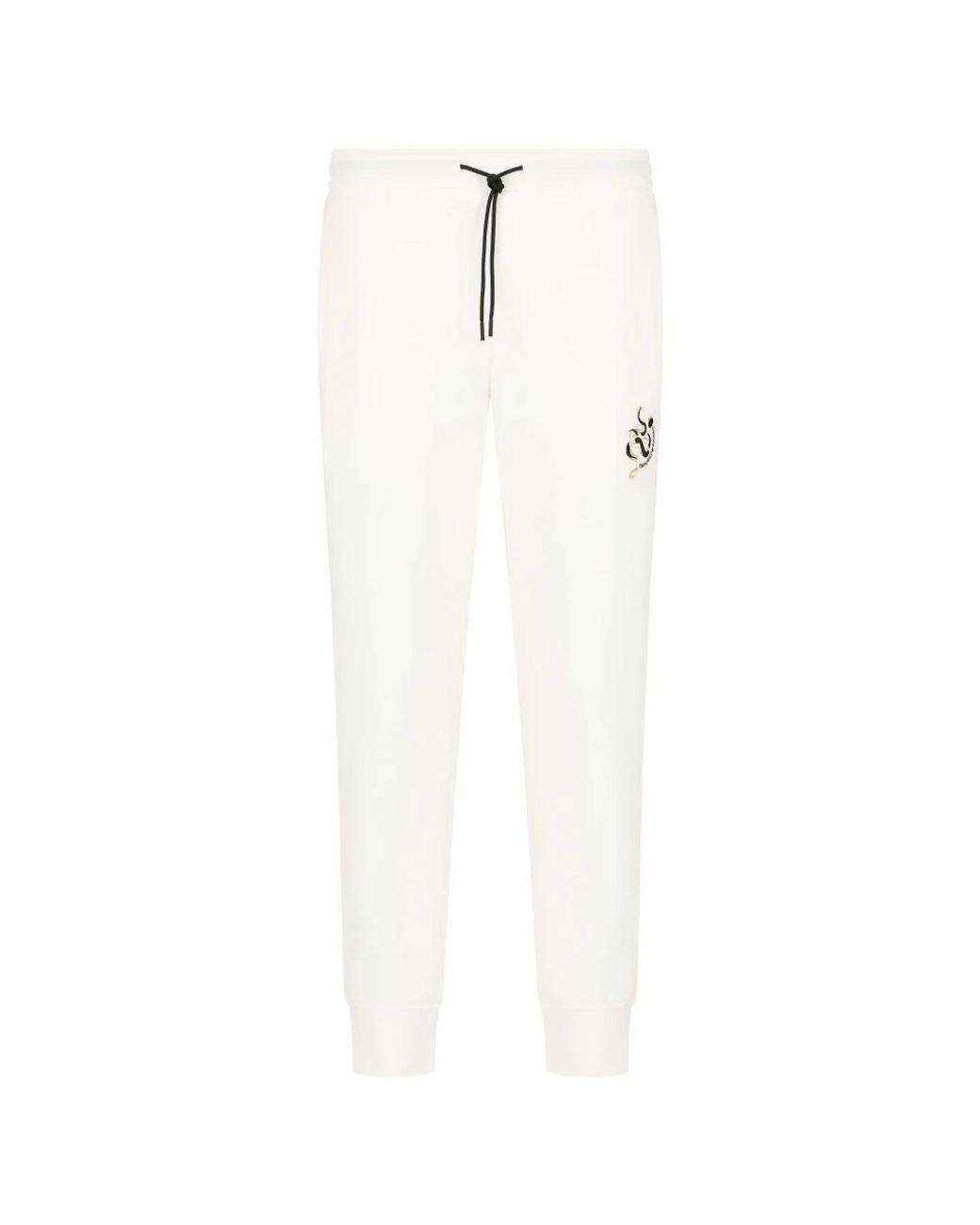 Emporio Armani White Sweatpants for men