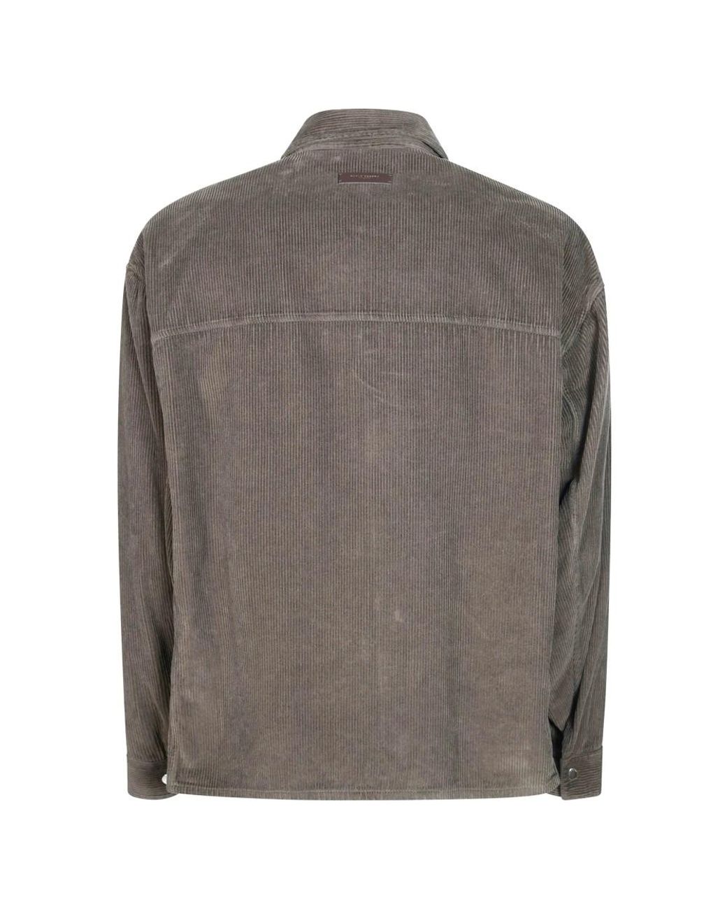 Paolo Pecora Gray Casual Shirts for men