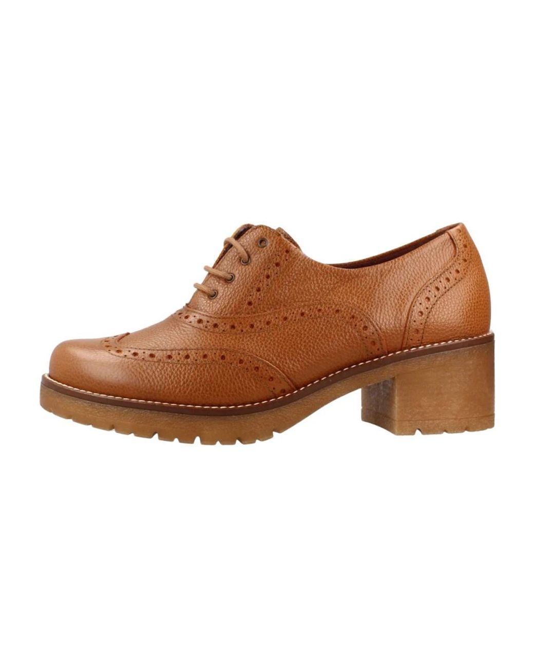 Pitillos Brown Ingles Schnürschuh