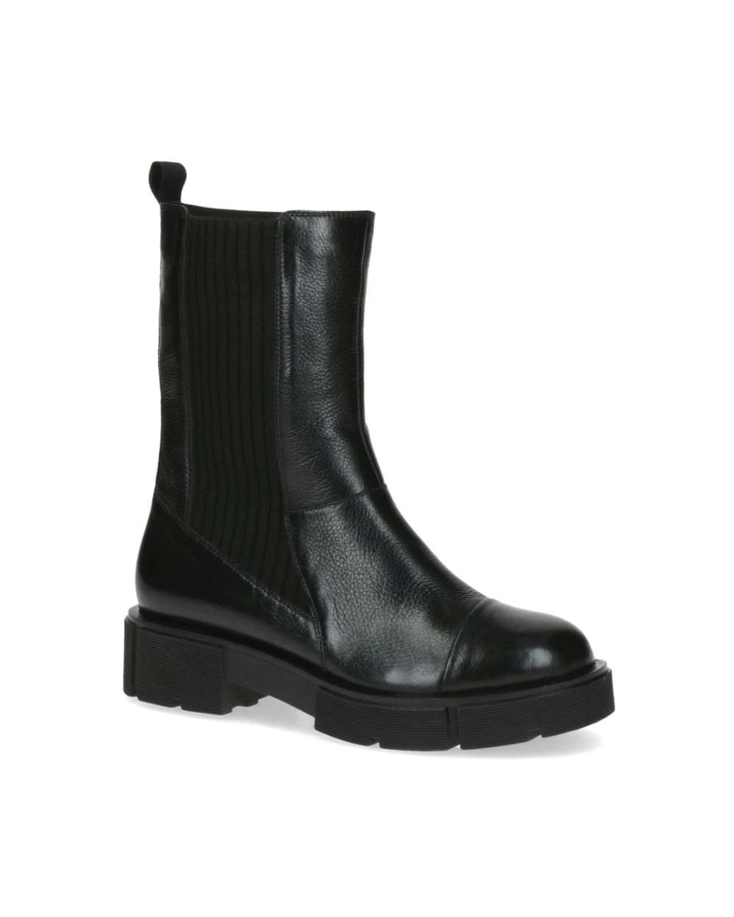 Caprice Black Chelsea Boots