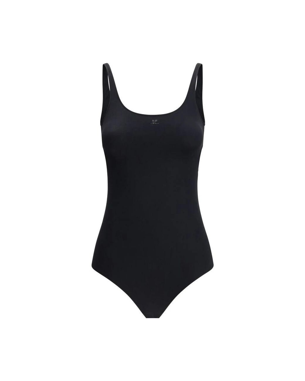 Courreges Black Einteiliger Badeanzug