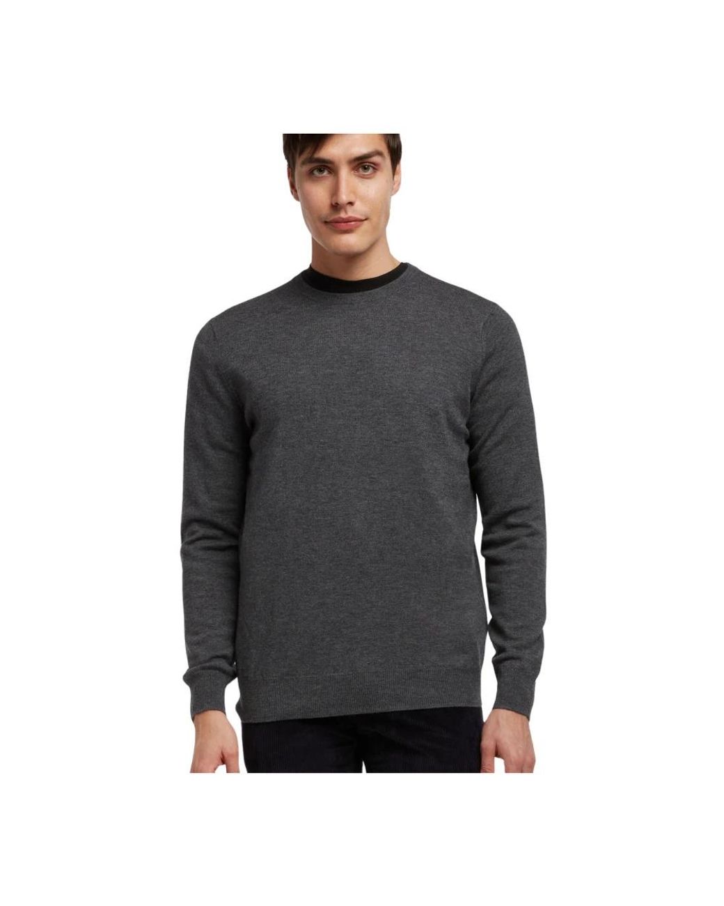 Brooks Brothers Black Round-Neck Knitwear for men